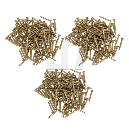 BQLZ 200 Pieces Copper Alloy Nails for Home Furniture Decorative Tool 0.59x0.12inch