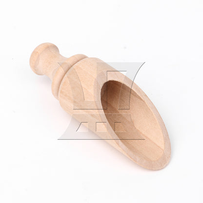 BQLZR 15 Pieces Wooden Measuring Coffee Salt Spice Small Scoops Spoon 3.54x1.22inch