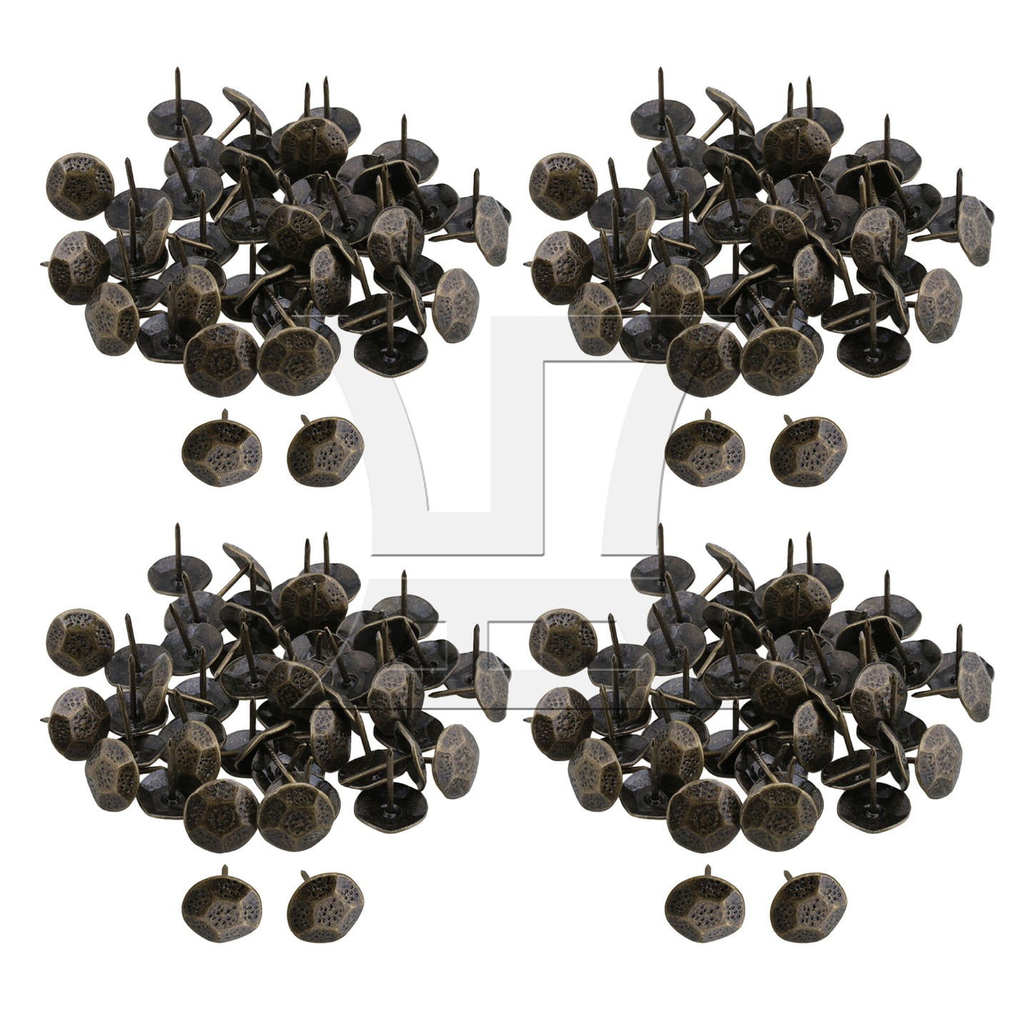 BQLZR  Green Tacks Studs Pins for Decoration Nails 23x20mm