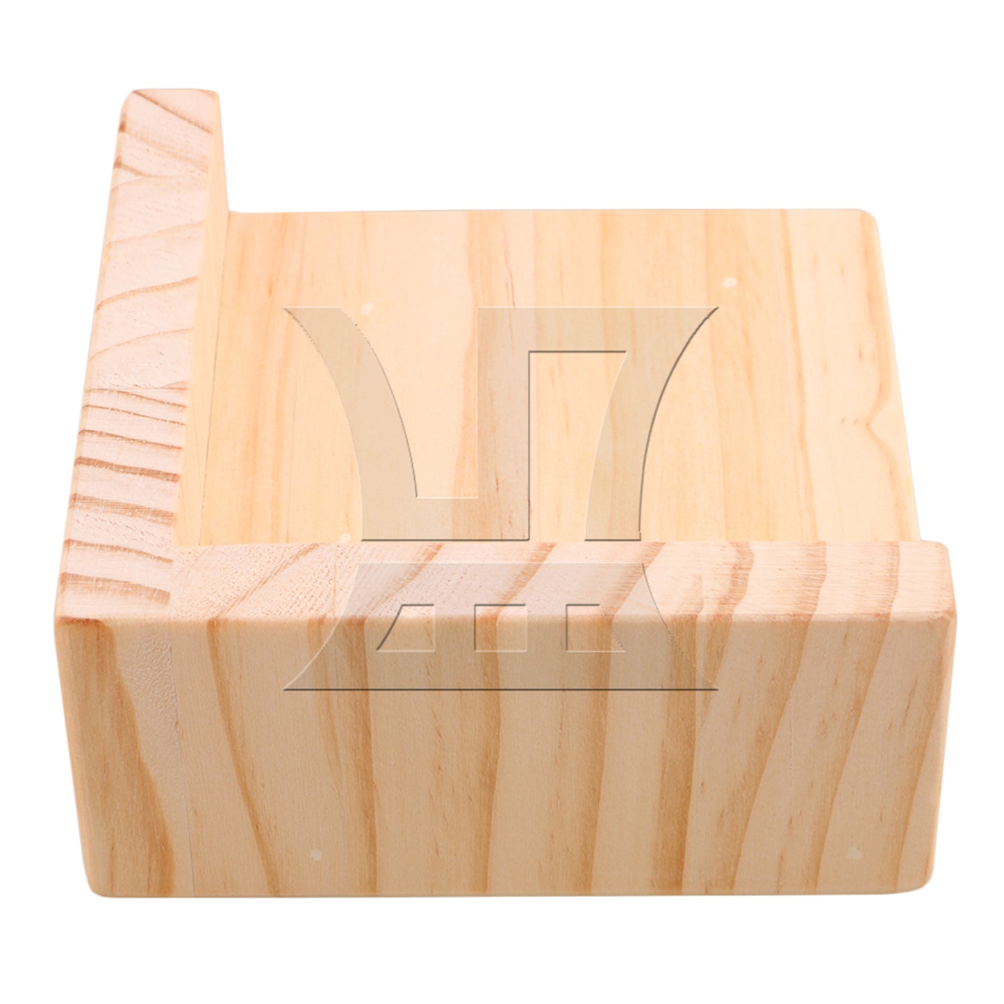 BQLZR  9.8x9.8CM Slot L-shaped Wood Furniture Lifter Sofa Table Leg Riser Add 3cm