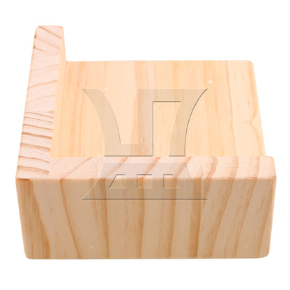 BQLZR  9.8x9.8CM Slot L-shaped Wood Furniture Lifter Sofa Table Leg Riser Add 3cm