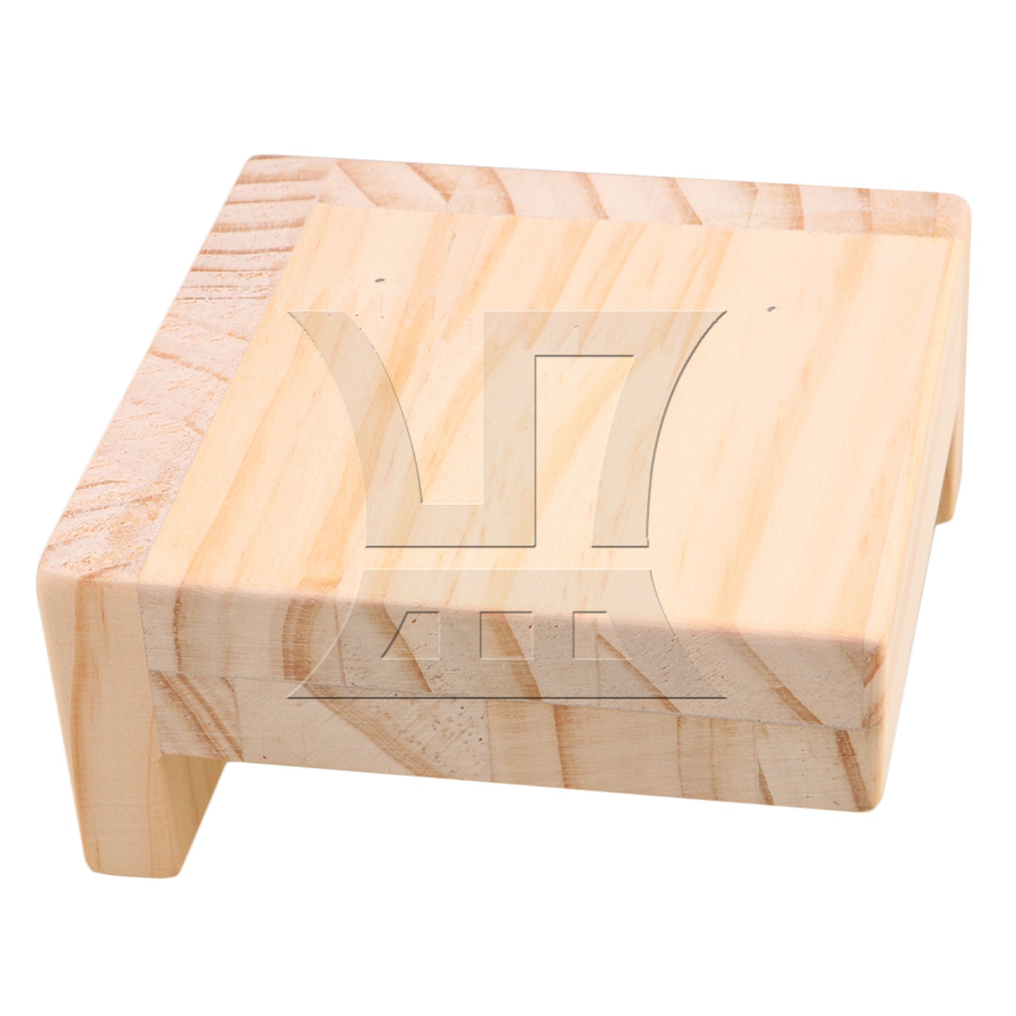 BQLZR  9.8x9.8CM Slot L-shaped Wood Furniture Lifter Sofa Table Leg Riser Add 3cm
