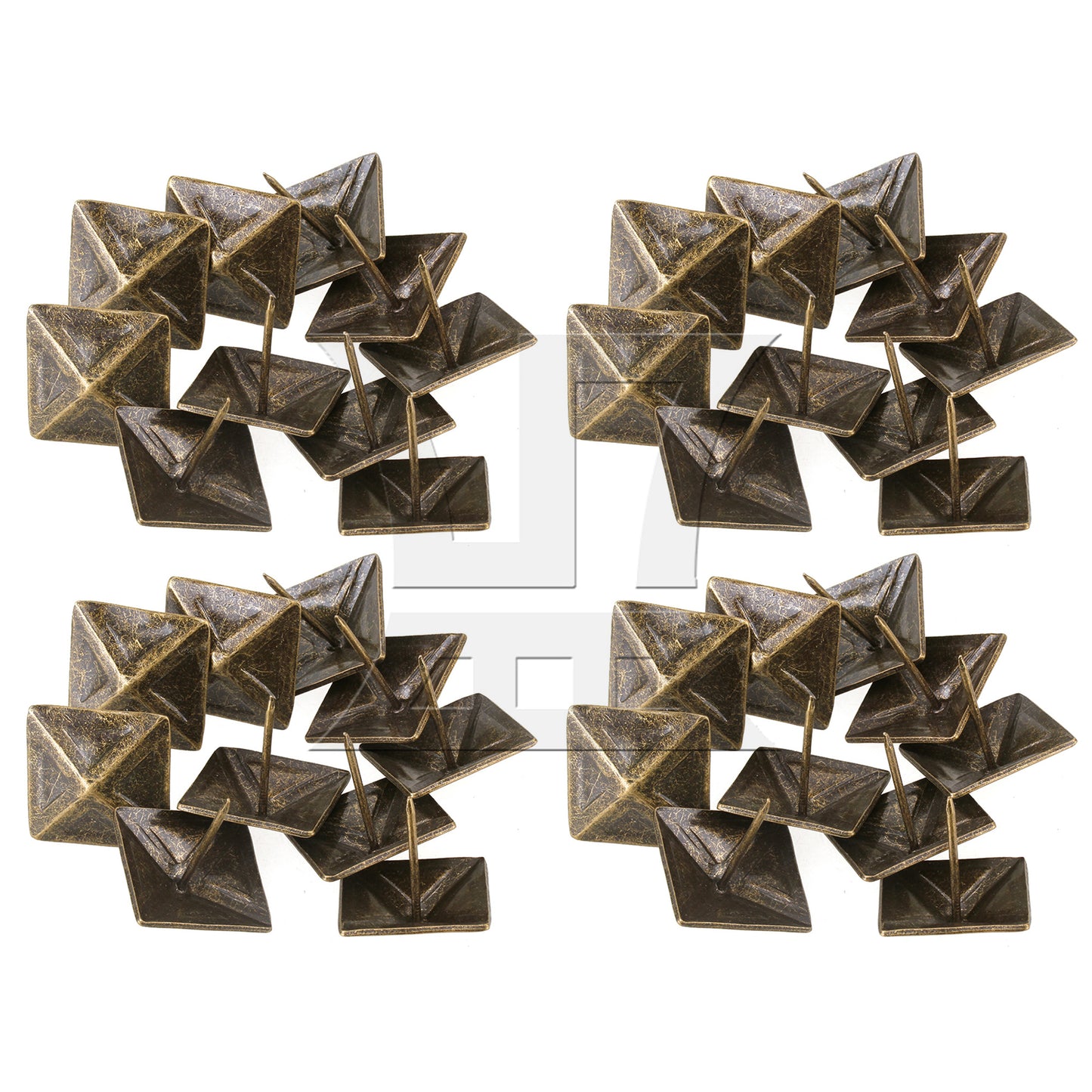 BQLZR  Vintage Upholstery Nails Bronze Tack 30 x 30mm Stud Furniture Hardware