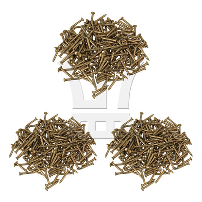 BQLZR Household Copper Furniture Miniature Nail with Round Head 10mm Pack of 100