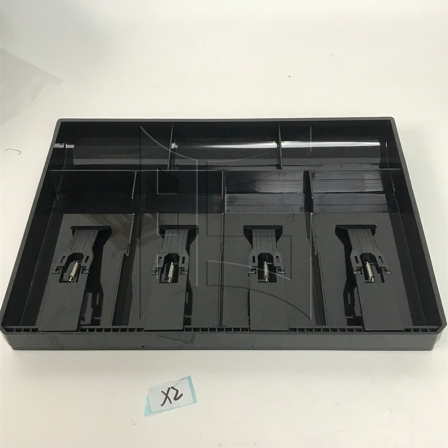 BQLZR Plastic Bed Cap Holder Double Head Length 5cm Black for Diy Handmade Beds