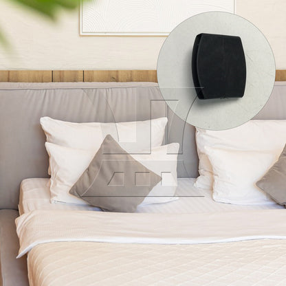 BQLZR Plastic Bed Cap Holder Double Head Length 5cm Black for Diy Handmade Beds