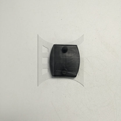 BQLZR Plastic Bed Cap Holder Double Head Length 5cm Black for Diy Handmade Beds