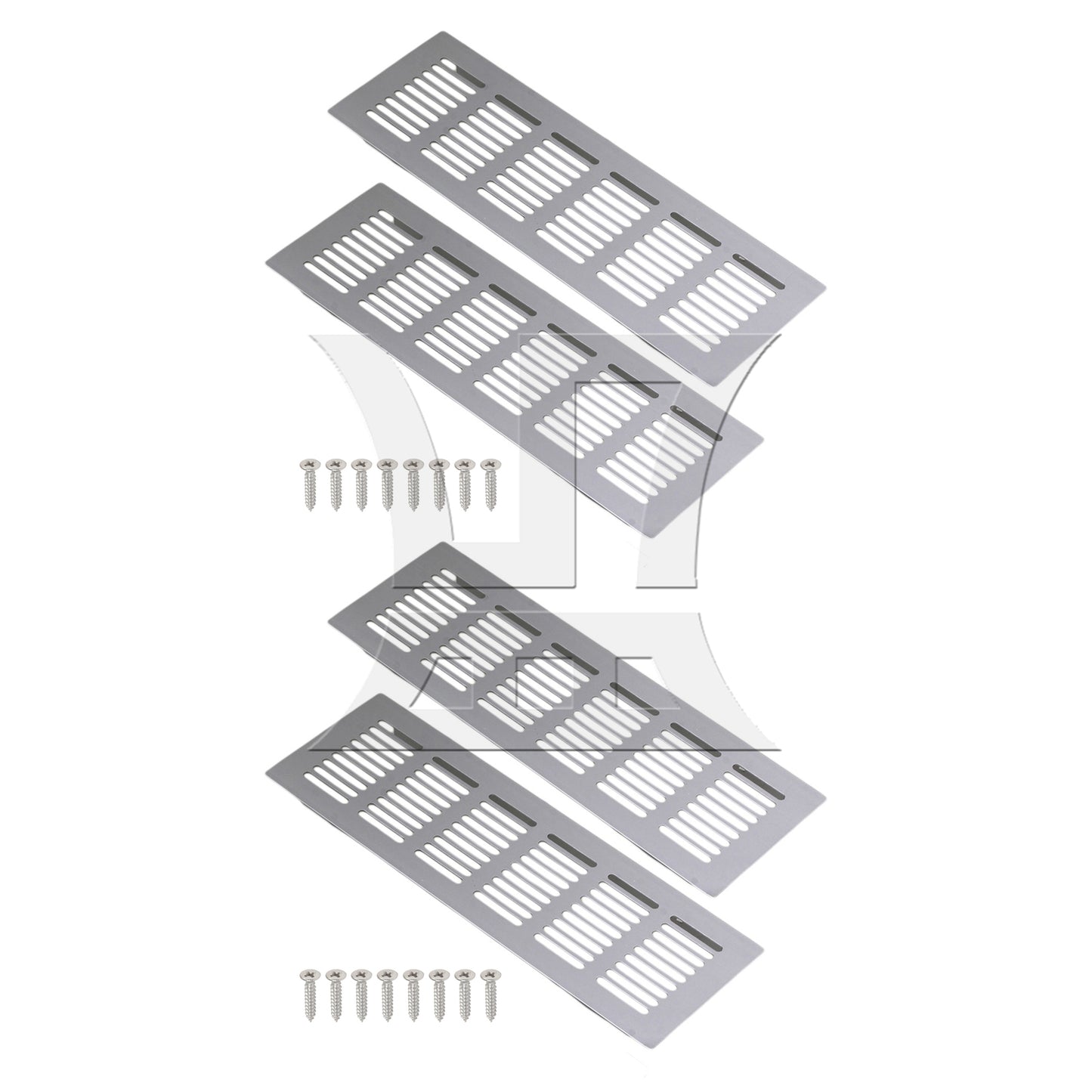 BQLZR  225mm Square Aluminum Ventilation Vent Grille for Cupboard Wardrobe
