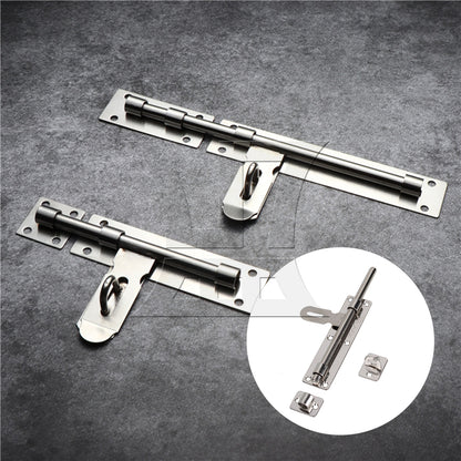 BQLZR 2 sets of stainless steel padlockable locking pins 8 inches