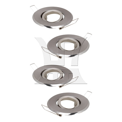 BQLZR MR11 Iron Lamp Mounting Bracket Silver for Home Lighting