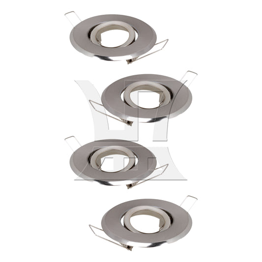 BQLZR MR11 Iron Lamp Mounting Bracket Silver for Home Lighting