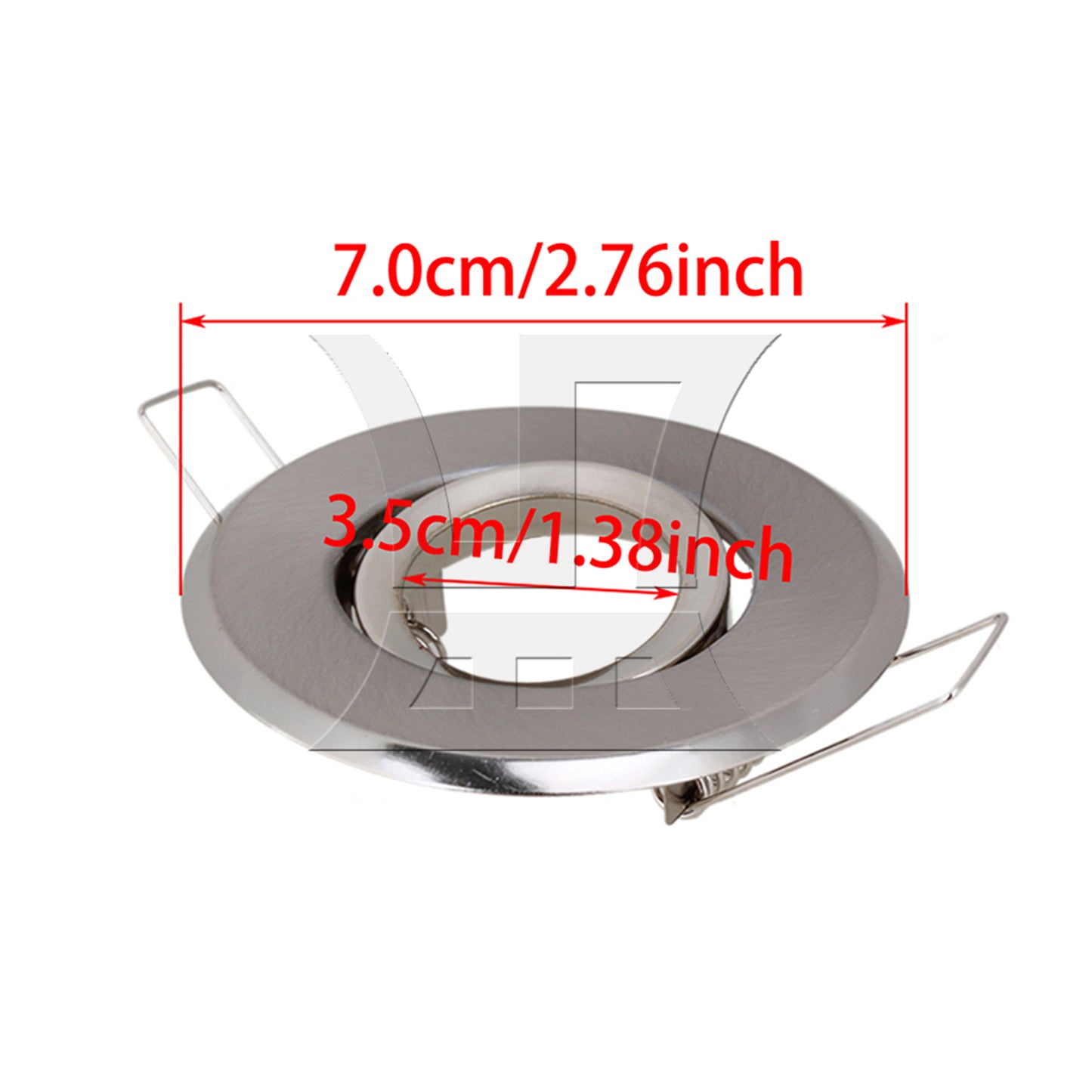 BQLZR MR11 Iron Lamp Mounting Bracket Silver for Home Lighting