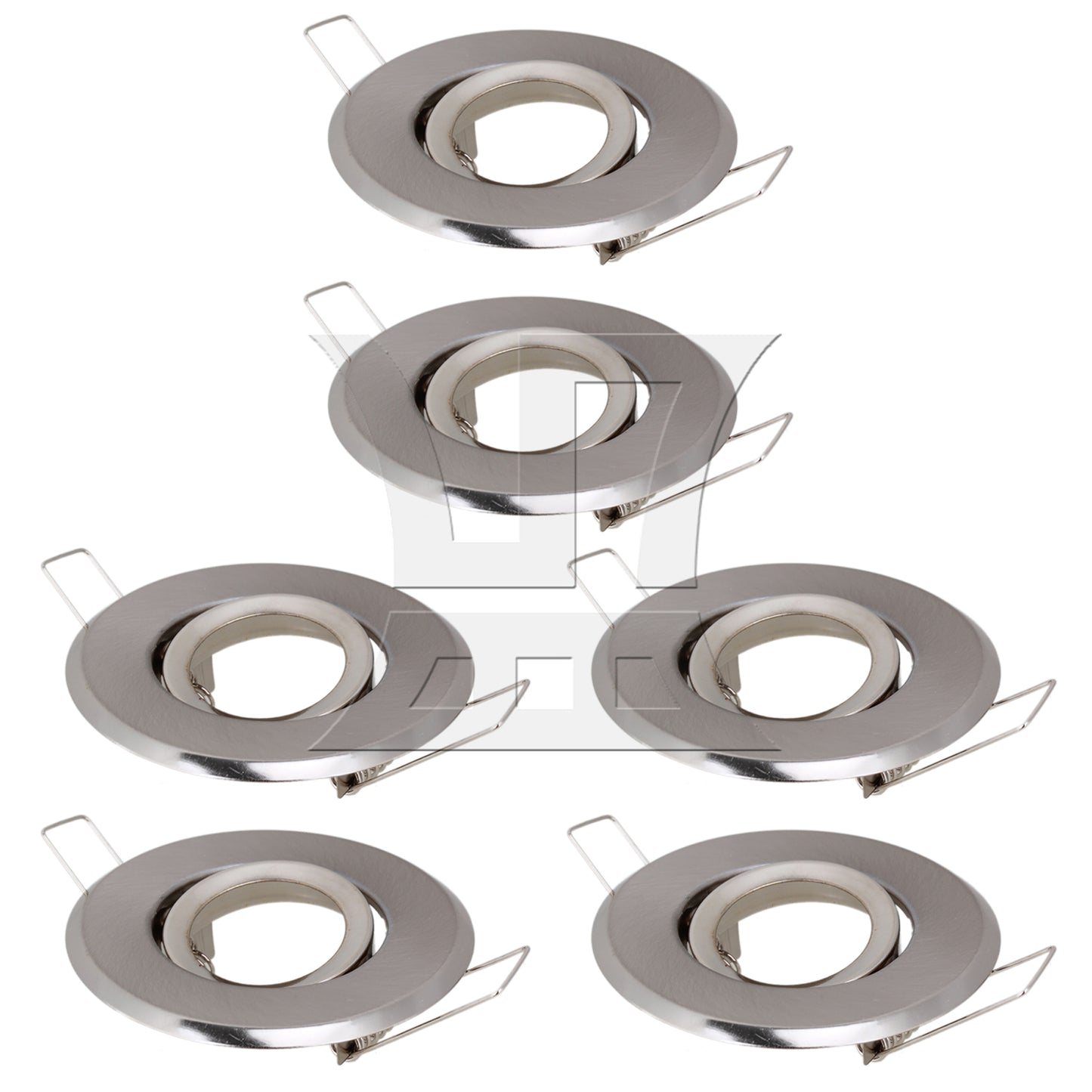 BQLZR MR11 Iron Lamp Mounting Bracket Silver for Home Lighting