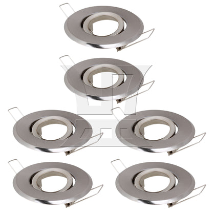 BQLZR MR11 Iron Lamp Mounting Bracket Silver for Home Lighting
