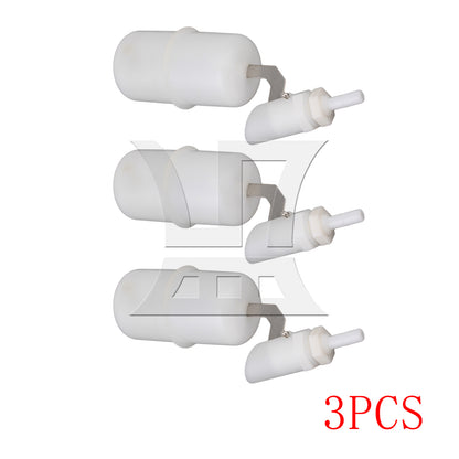 BQLZR 3PCS 2-point multi interface small float ball valve DN8 white