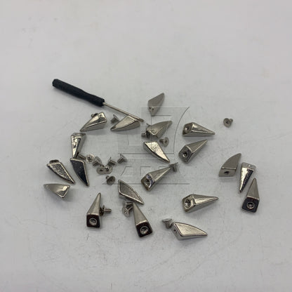 BQLZR Aviation Plug 4-Pin 16mm GX16-4 Metal Male Female Panel Connector Silver