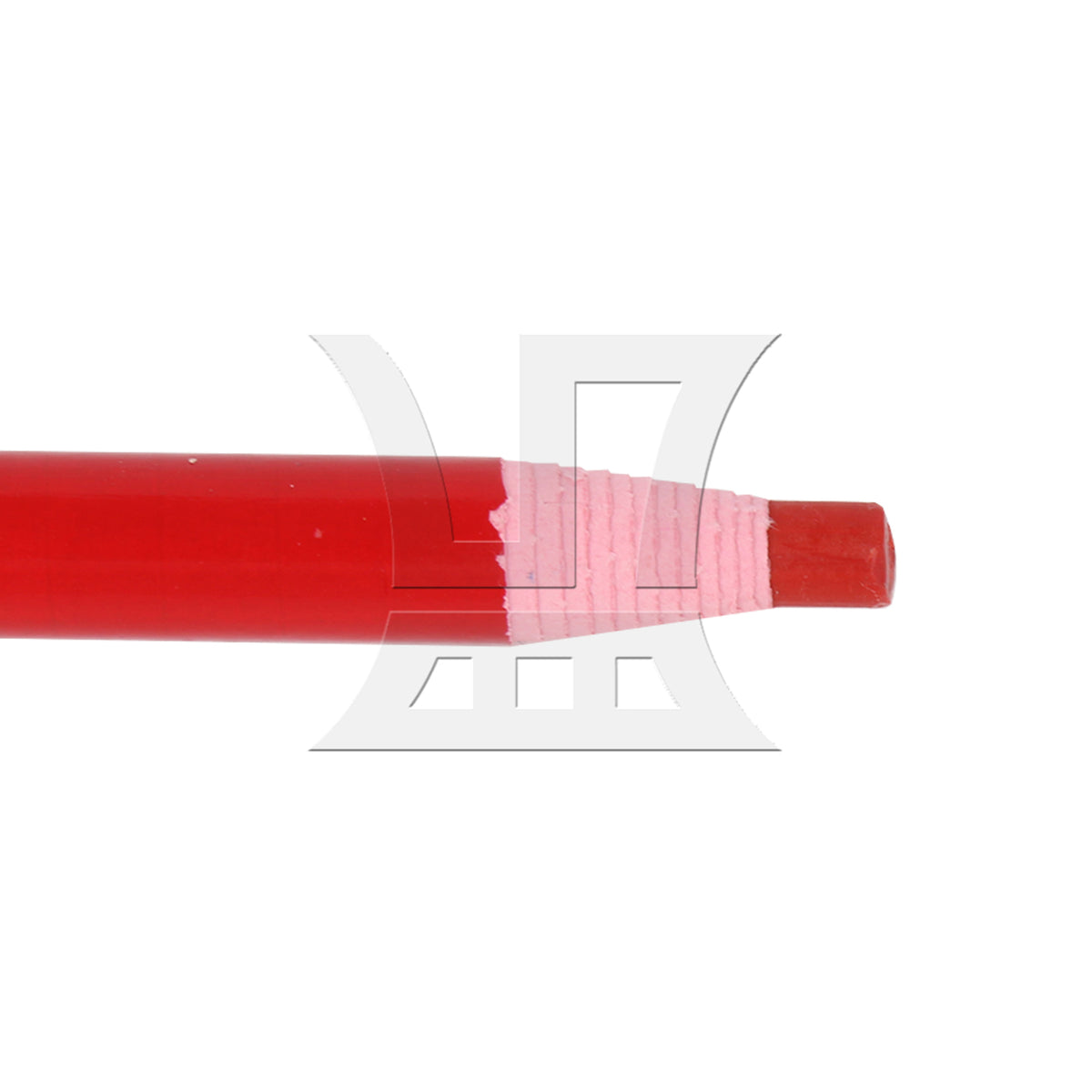BQLZR 1 Set Of 2 Pieces Sewing Marking Pencils, Solid Wood Handle, For Leather Goods Red