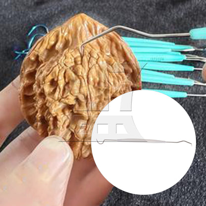 BQLZR Stainless Steel Double End Crochet Hook White for Home Making Daily Small Items