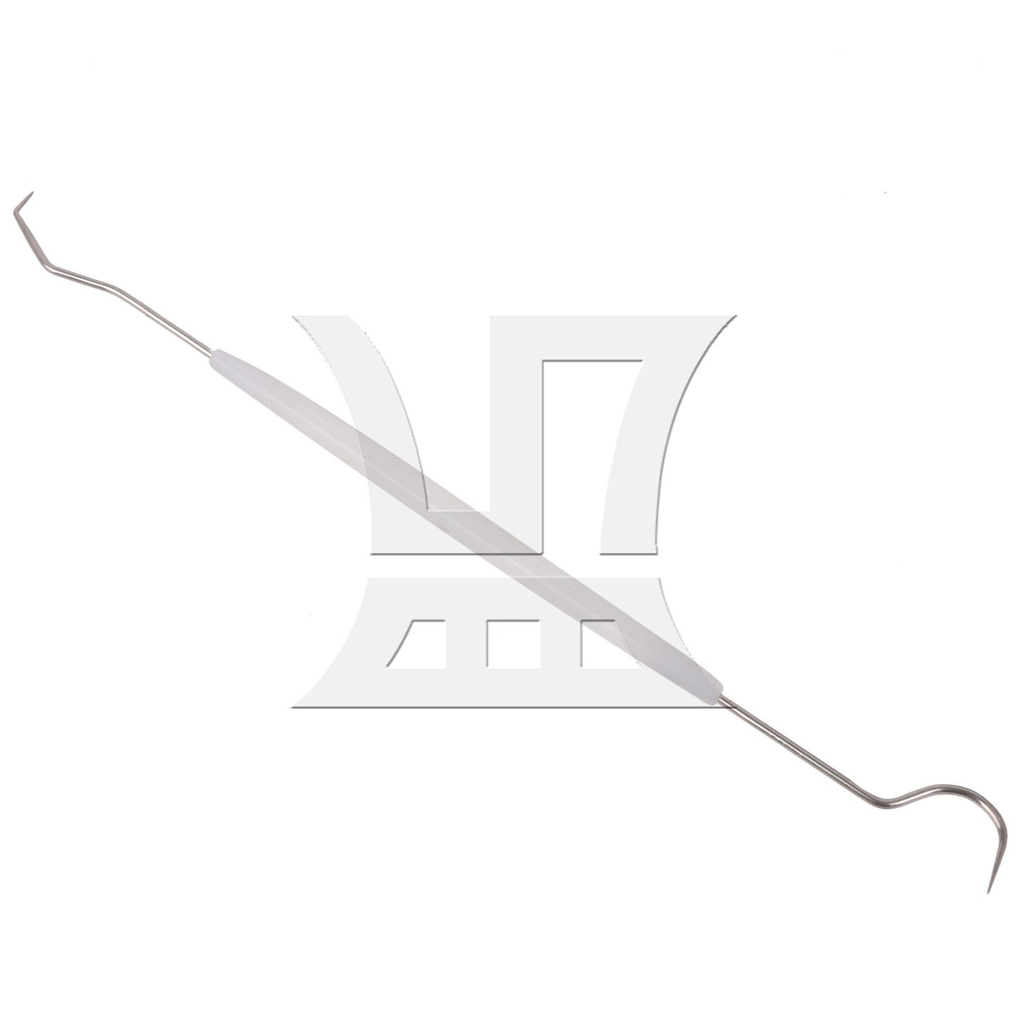 BQLZR Stainless Steel Double End Crochet Hook White for Home Making Daily Small Items