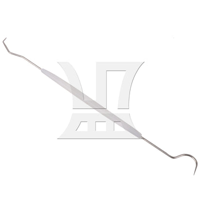 BQLZR Stainless Steel Double End Crochet Hook White for Home Making Daily Small Items