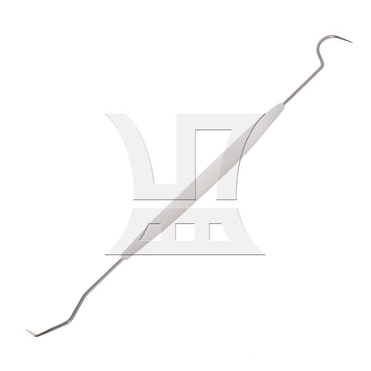BQLZR Stainless Steel Double End Crochet Hook White for Home Making Daily Small Items