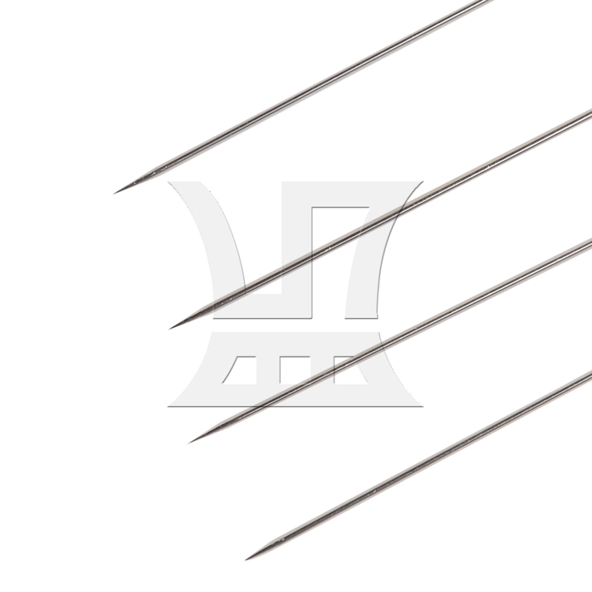 BQLZR 1 Set Of 20 Pieces White Nylon Stretch Thread, Strong And Flexible For Sewing Garments, With Large Eye Sewing Tool