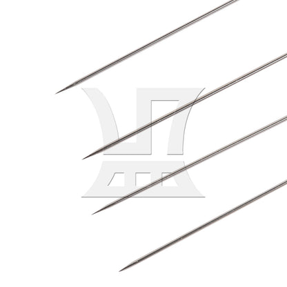 BQLZR 1 Set Of 20 Pieces White Nylon Stretch Thread, Strong And Flexible For Sewing Garments, With Large Eye Sewing Tool