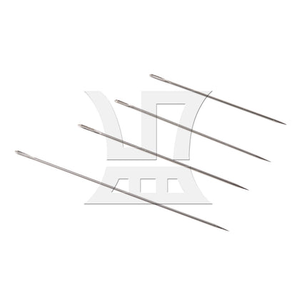 BQLZR 1 Set Of 20 Pieces White Nylon Stretch Thread, Strong And Flexible For Sewing Garments, With Large Eye Sewing Tool