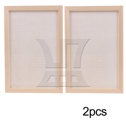 BQLZR 1 Set Of 3 Pieces Wooden Photo Frames, High Quality, For Desktop Display 7.87/9.84/11.81 Inches