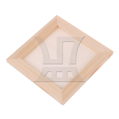 BQLZR 1 Set Of 2 Pieces Wooden Picture Frames, Made Of Solid Wood, Ready For Gift Use 4.72x4.72 Inches