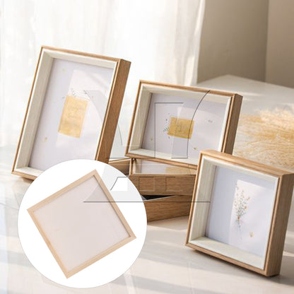 BQLZR Wooden Picture Frames, Made Of Solid Wood, For Personalized Decoration 11.81x11.81 Inches