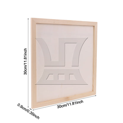 BQLZR Wooden Picture Frames, Made Of Solid Wood, For Personalized Decoration 11.81x11.81 Inches