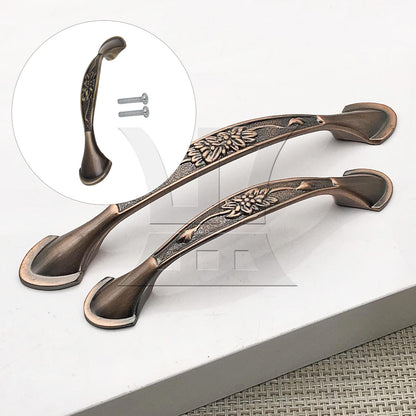 BQLZR Retro Cabinet Door Handles, Not Easy To Fade, 3.78 Inches For Kitchen