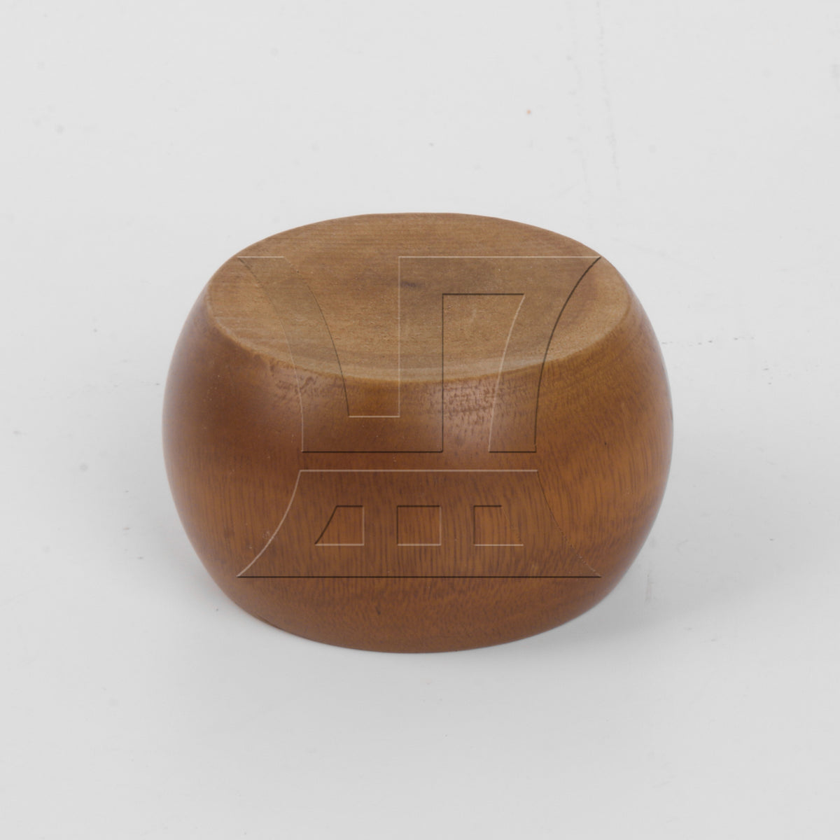 BQLZR 100pcs Round Cake-Shaped Furniture Feet, 4x6.8cm, Brown, Suitable For Tea Tables