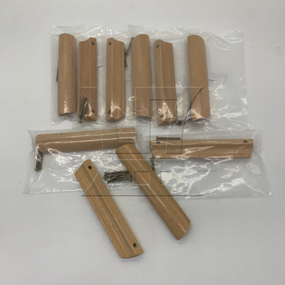 BQLZR 128mm Pitch Wooden Cabinet Hardware Handle Pull for Drawers