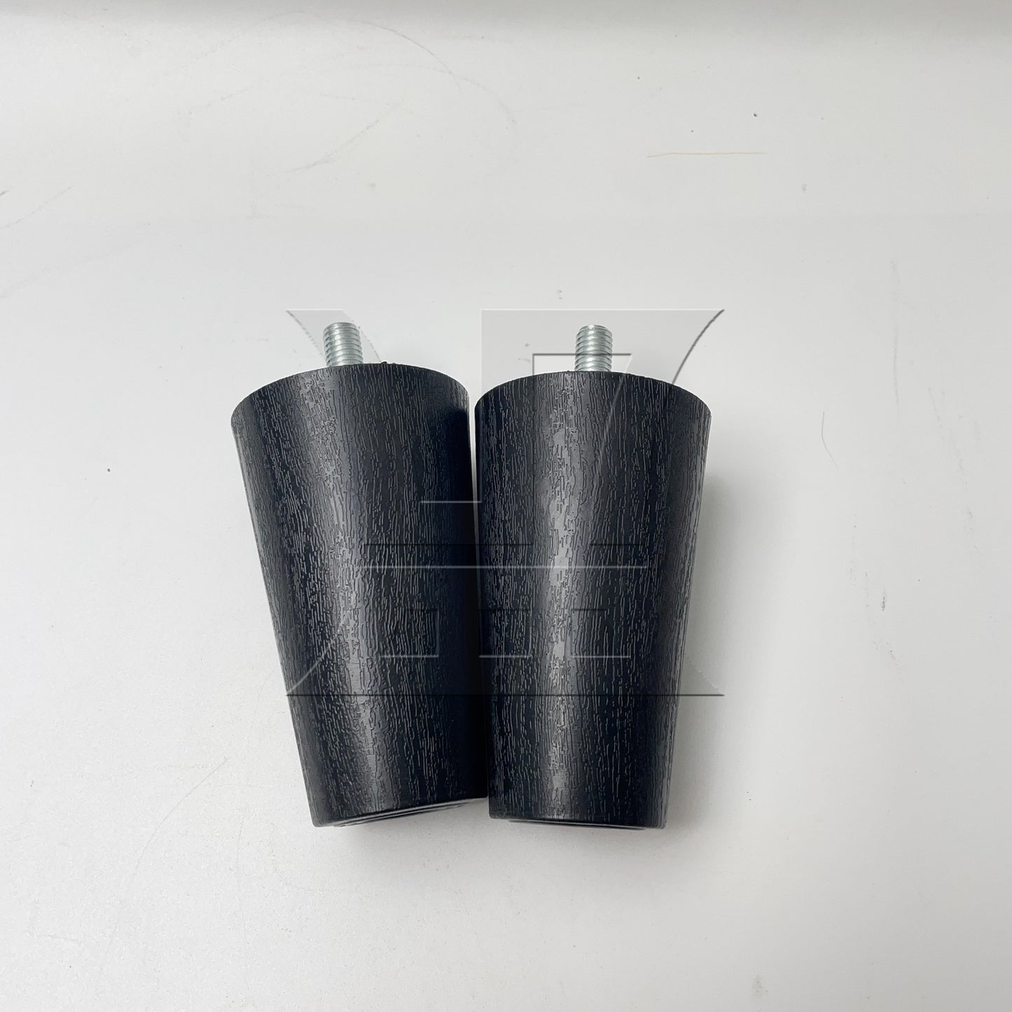 BQLZR Plastic Trapezoidal Sofa Leg 40x60x100mm Black for Sofa Legs and Tv Cabinet Legs