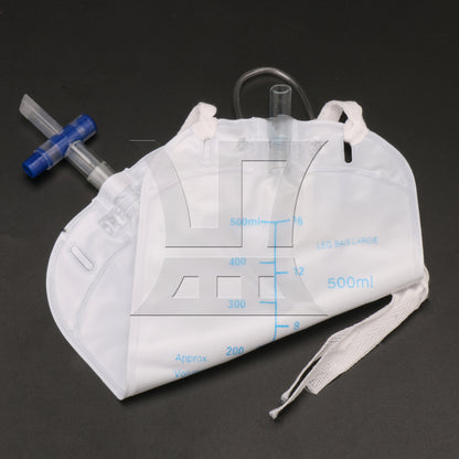 BQLZR  Urinary External Leg Bag Holder Incontinence Supply 500ml