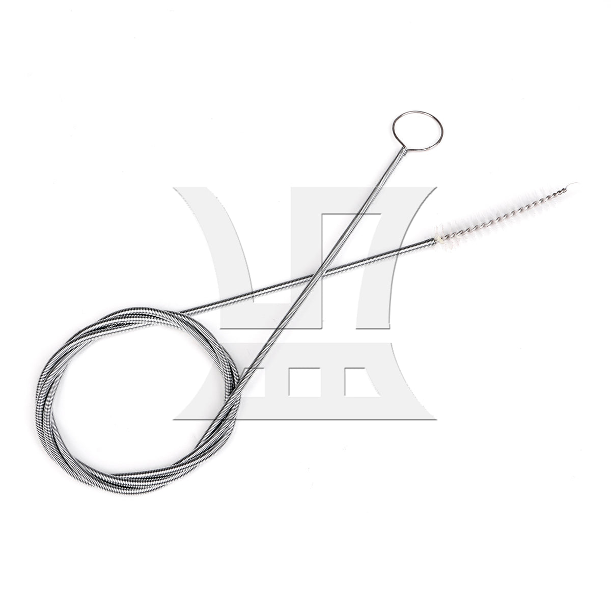 BQLZR  Straw Brush Metal Flexible Spring 39.37inch Extra Long Tool for Drain