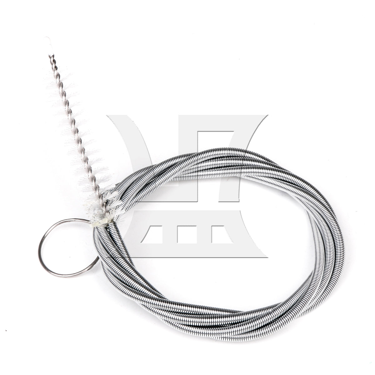BQLZR  Straw Brush Metal Flexible Spring 39.37inch Extra Long Tool for Drain