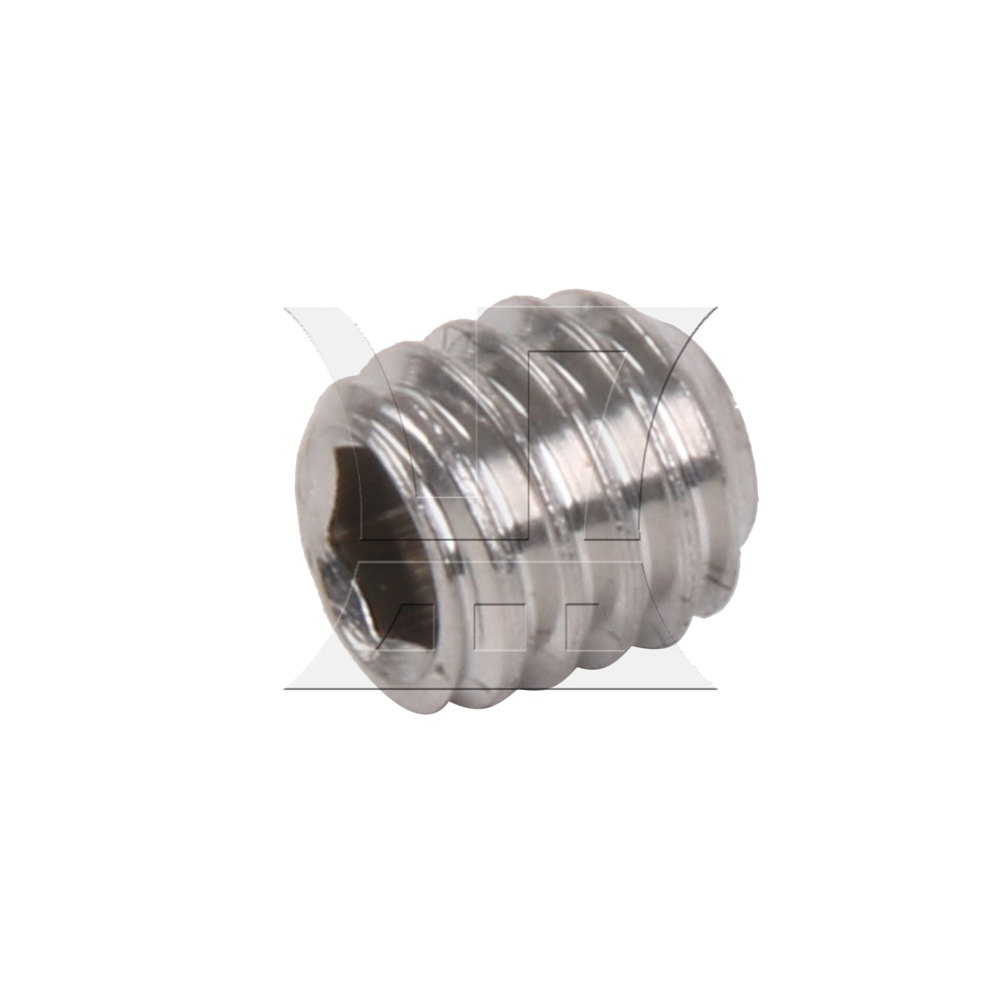 BQLZR 50pcs Allen Head Socket Set Screw M4x4 Silvery 304 Steel Made by Washing White on The Surface More Aesthetically Pleasing
