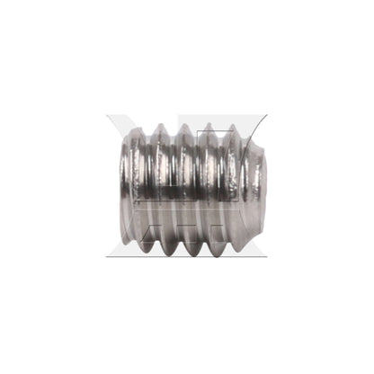 BQLZR 50pcs Allen Head Socket Set Screw M4x4 Silvery 304 Steel Made by Washing White on The Surface More Aesthetically Pleasing