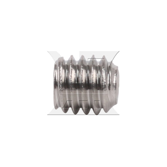 BQLZR 50pcs Allen Head Socket Set Screw M4x4 Silvery 304 Steel Made by Washing White on The Surface More Aesthetically Pleasing