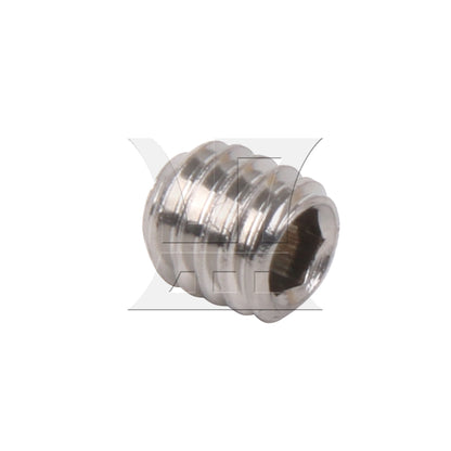 BQLZR 50pcs Allen Head Socket Set Screw M4x4 Silvery 304 Steel Made by Washing White on The Surface More Aesthetically Pleasing