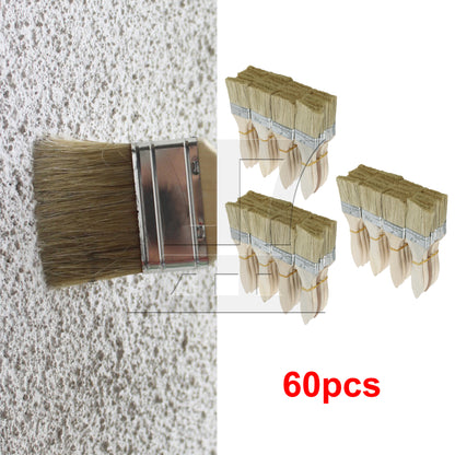 BQLZR Thick Wood Color Handle Brush for Window Frames and Sills 2 Inches