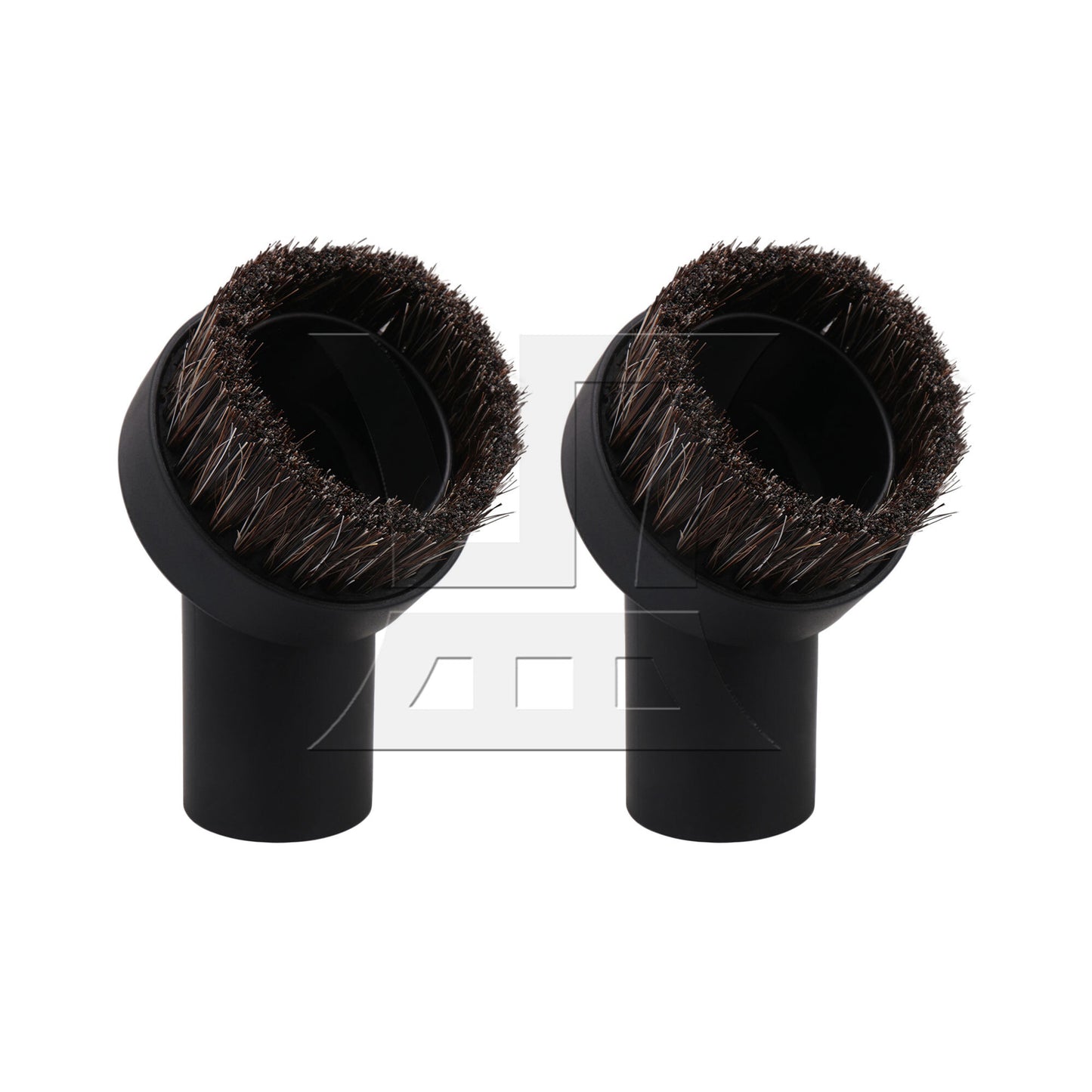 BQLZR 32mm ID Round Brush Attachment w/ 35mm ID Plastic Hose Adapter for 1/2" Vacuum