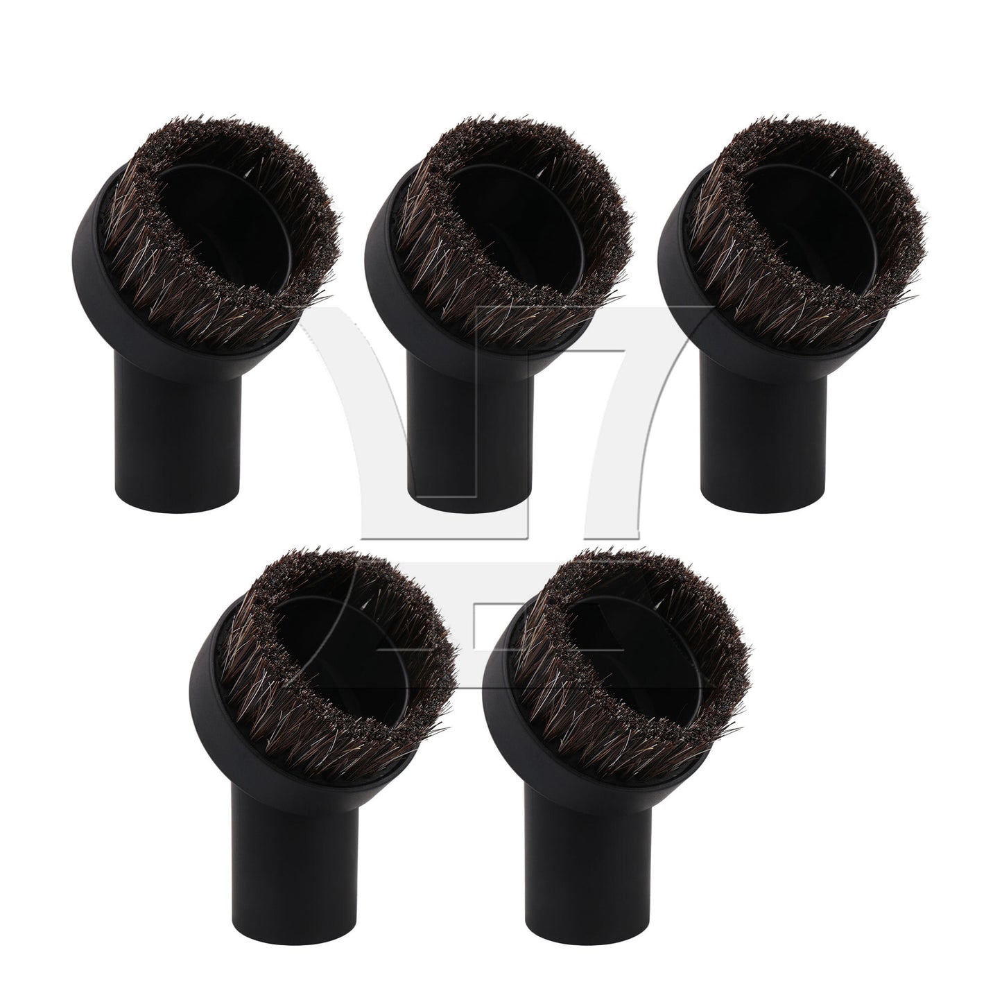 BQLZR 32mm ID Round Brush Attachment w/ 35mm ID Plastic Hose Adapter for 1/2" Vacuum
