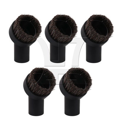 BQLZR 32mm ID Round Brush Attachment w/ 35mm ID Plastic Hose Adapter for 1/2" Vacuum