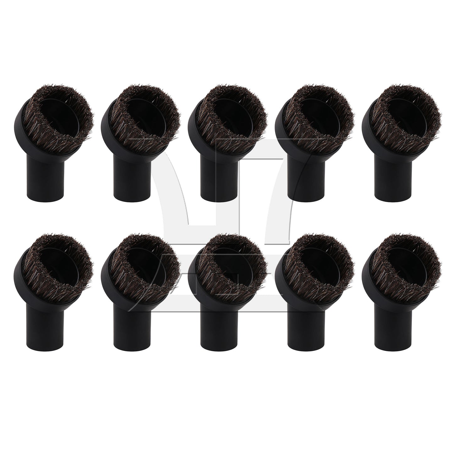 BQLZR 32mm ID Round Brush Attachment w/ 35mm ID Plastic Hose Adapter for 1/2" Vacuum