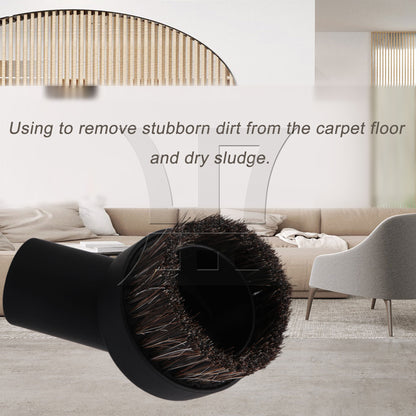 BQLZR Vacuum Hose Adapter and 32mm Horse Hair Dusting Brush Tool