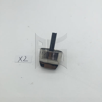 BQLZR 2 Pieces WB03K10265 Cooker Top Burner Control Dial Knob 5CM/2inch Dia